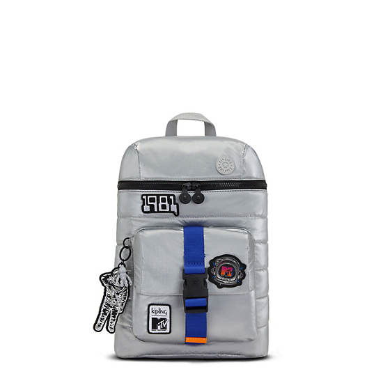 Kipling Bosko MTV Backpacks MTV Moon Silver | AU 1540KO